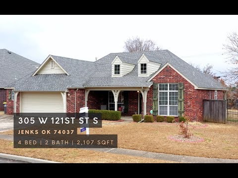 305 W 121st Pl, Jenks, OK home video tour