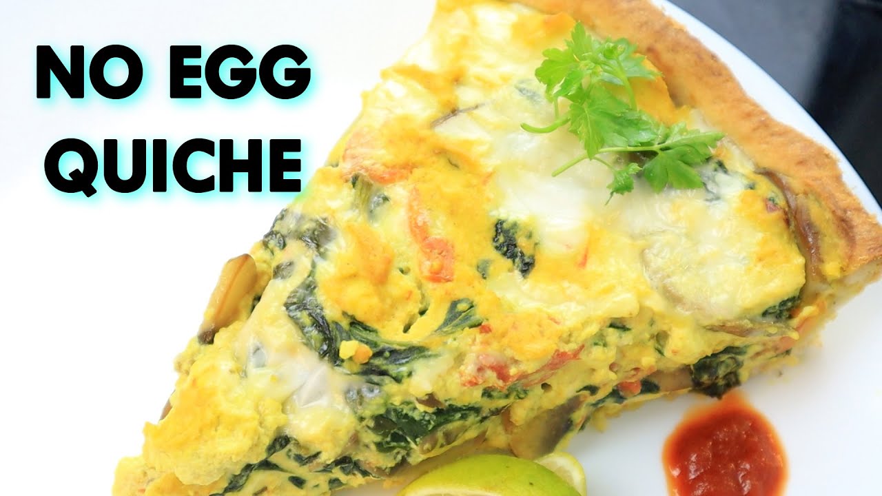 NO EGG QUICHE (VEGAN) | easy delicious recipe #veganuary