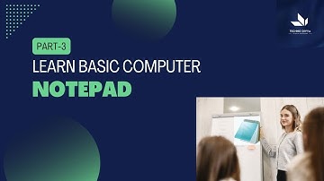 Notepad Edit and View Tabs in Menu Bar in Hindi || Part-3 ||