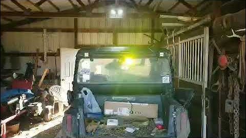 Utv CHASE lights. On Polaris general
