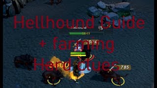 Runescape 3 Hellhound Guide + Hunting Hard Clues + 400k XP/HR
