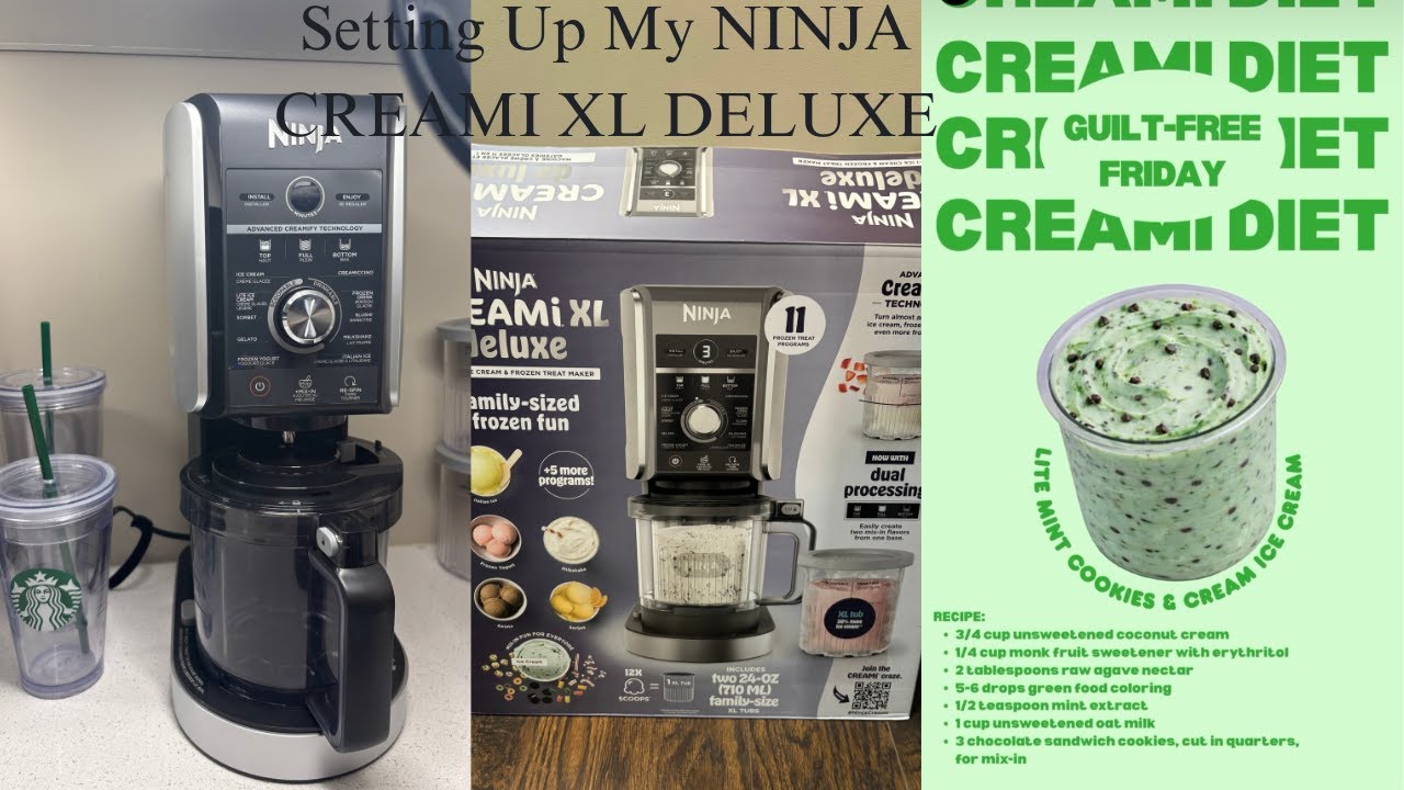 Setting Up My NINJA CREAMI XL DELUXE