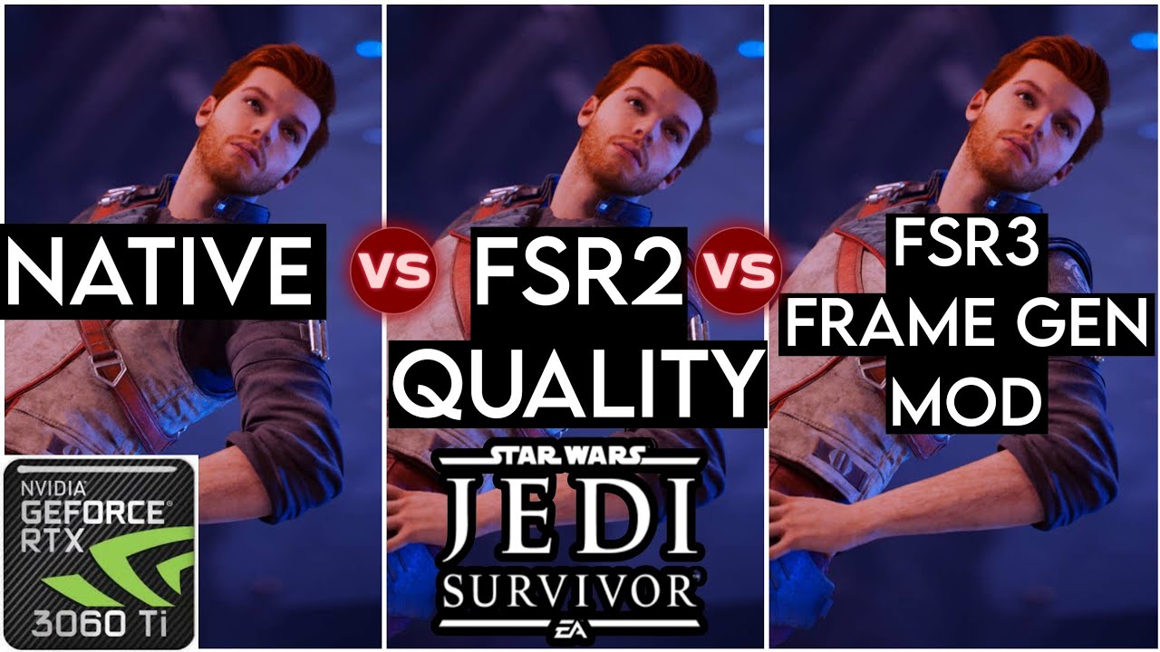 Star Wars Jedi: Survivor - RTX 3060 Ti - AMD FSR 3 Frame Generation Mod ...