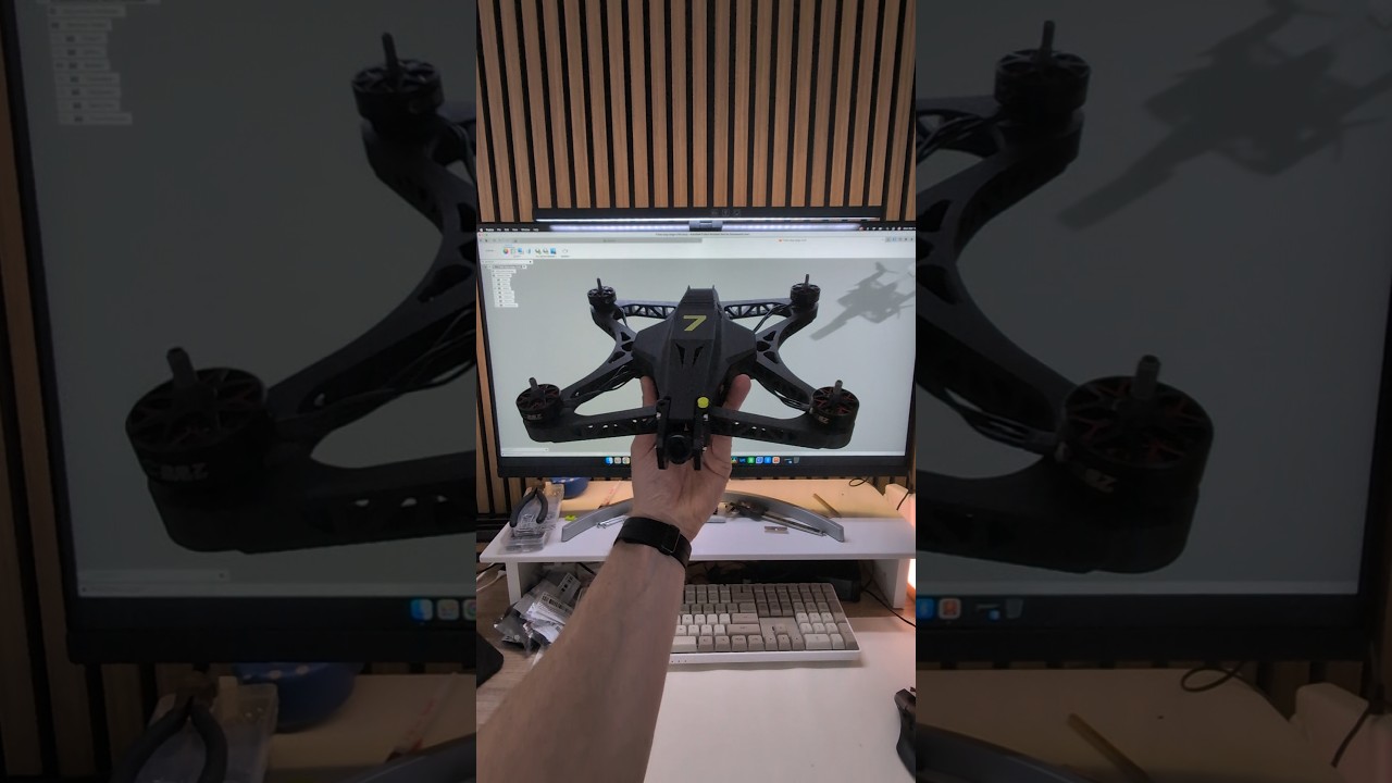 3d printed 7" frame 😱 