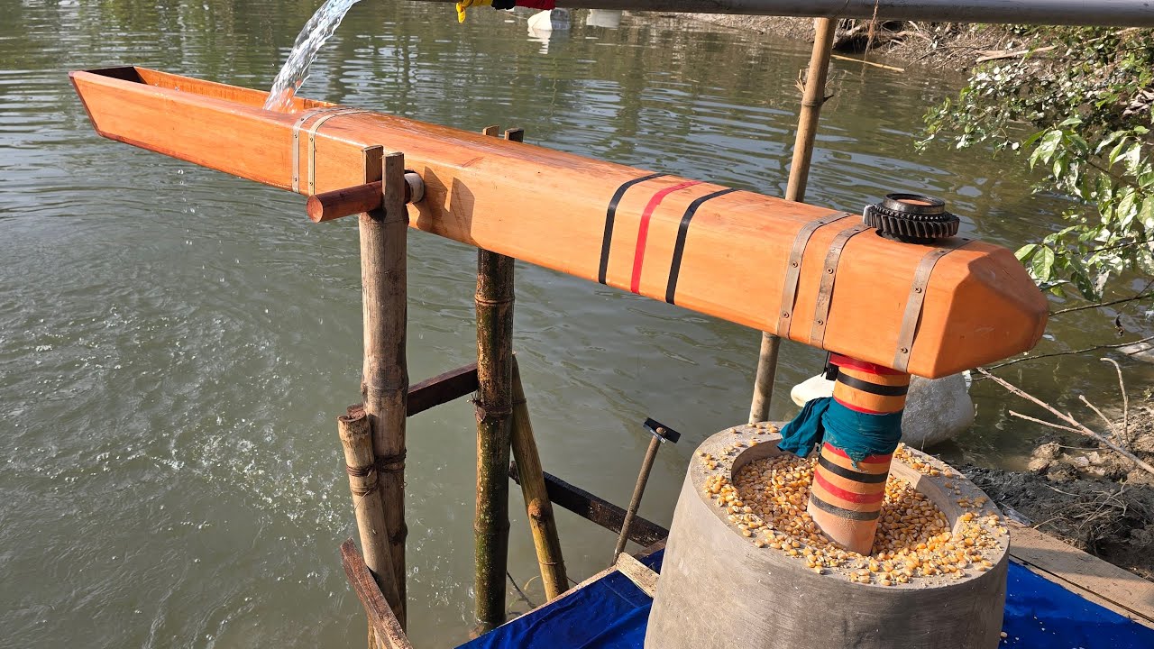 water powered corn grinder mill EP- 51