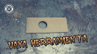 FABRICATE una HERRAMIENTA muy ÚTIL para FONTANERIA, con un trozo de MADERA.‍ Reparaciones.