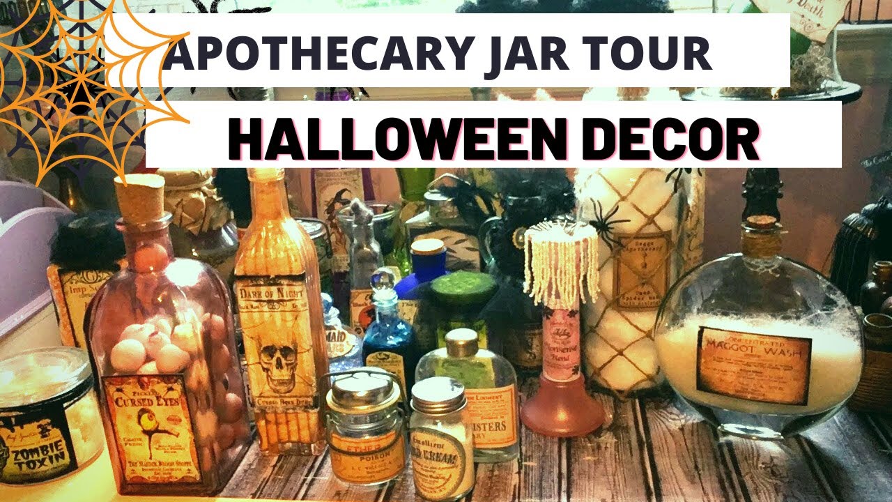 DIY Apothecary Jars Tutorial - Decor by the Seashore