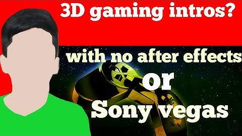 How to create GAMING intro video on ANDROID!!!