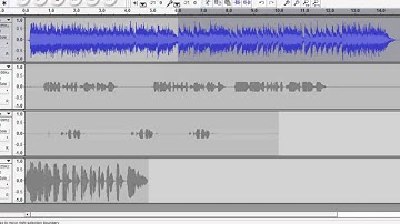 Audacity -Lesson2, Editing Multiple Tracks
