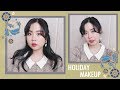 안나수이 판타지아와 잘 어울리는 연말메이크업 🦄✨ HOLIDAY MAKEUP | WOORIN