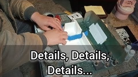 Scratch Building Display/Diorama Part 6