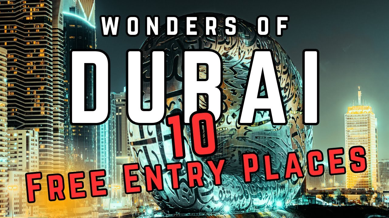 Top 10 free places in Dubai | Dubai free places to visit | Dubai travel vlog