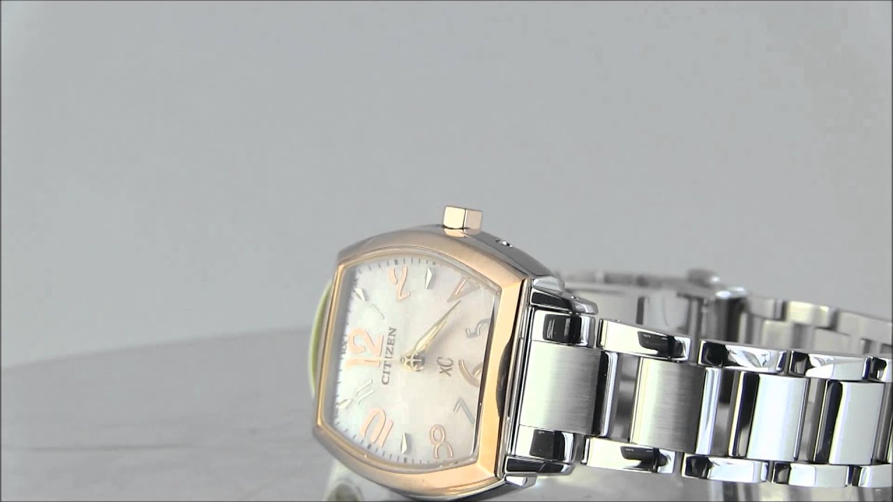 CITIZEN xC クロスシー 電波ソーラー ER8034-52W CITIZEN シチズン ER8034-52W - YouTube