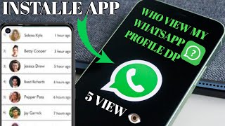 How To See Who Viewed Your WhatsApp Profile Picture &DP ||Secret App ||@Androidjankari screenshot 4