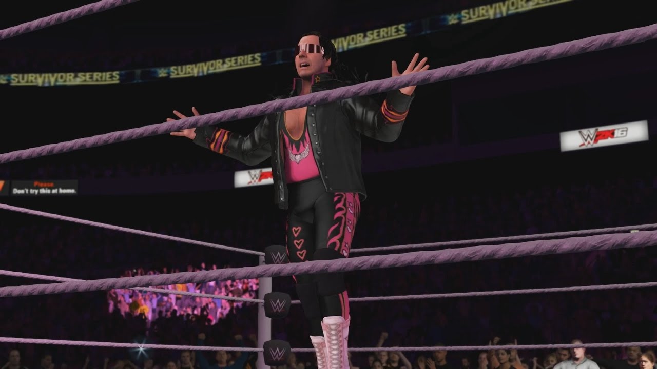WWE 2K16 - Bret Hart (Entrance, Signature, Finisher)