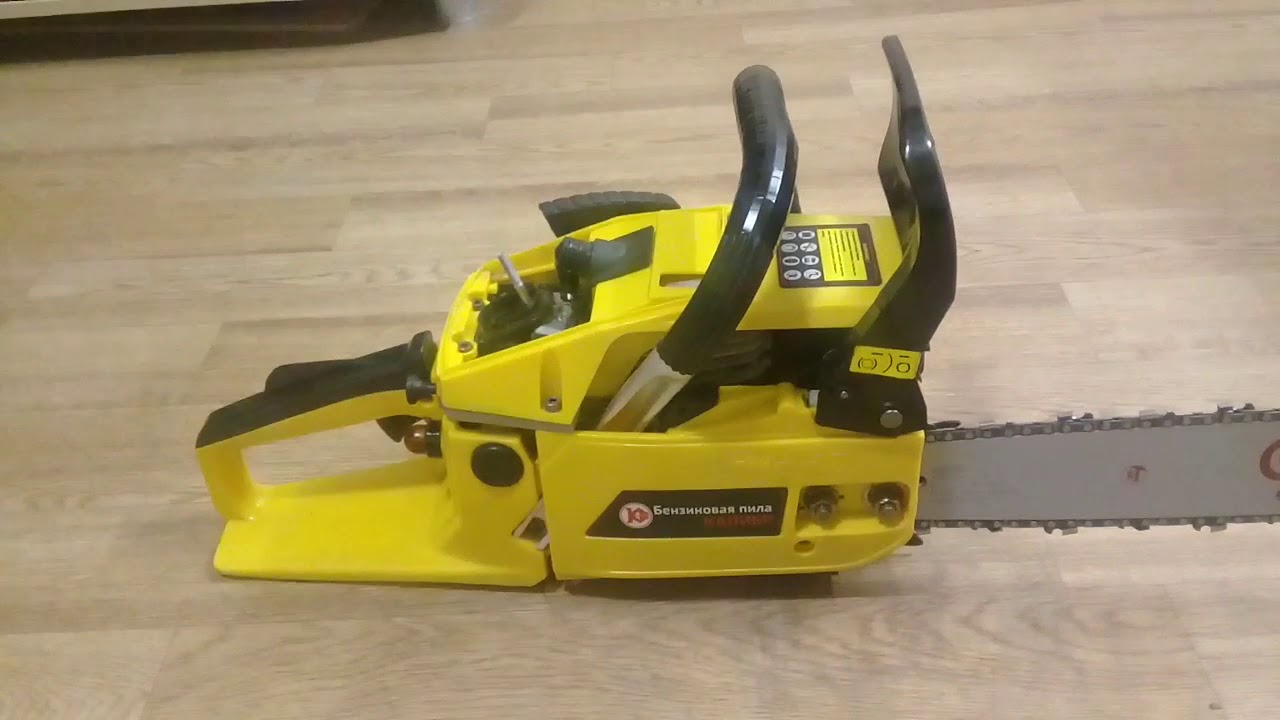 Бензопила Калибр год в работе. - YouTube