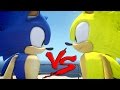Sonic vs super sonic  great battle