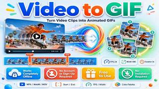 Video to GIF — Turn a Clip into an Animated GIF (Free Online Tool) screenshot 2