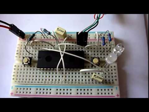 LPC1114 FN28 Bread board test