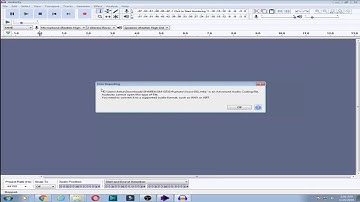 How to Import (WAV,MP3,OGG,M4A,AIFF,WMA) Audio File  in Audacity*Fixed
