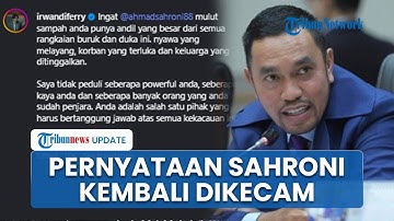 Pernyataan Ahmad Sahroni yang Dukung Polisi Tangkap Pendemo Kembali Dikecam seusai Ojol Tewas