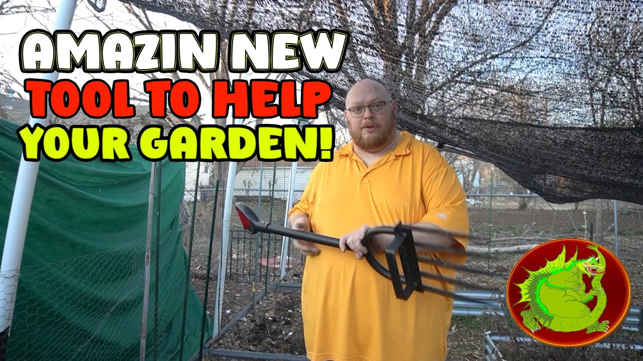 Must-Have Tool for Easy Soil Loosening! Effortless Gardening with This Pitchfork