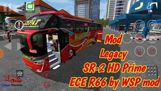 Bus Simulator Indonesia - Mod Legacy SR2 HD Prime ECE R66 WSP Mod