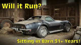 BARN FRESH C3 Corvette Rescue! Will it Run after 31 Years Sitting