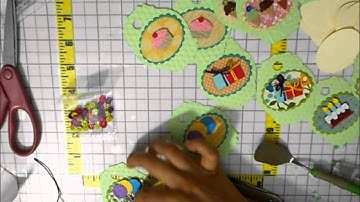 Birtday Gift tags using Silhouette Cameo and Cricut mini