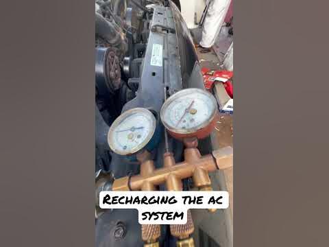 Recharging the AC system - Jeep Cherokee - YouTube