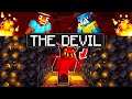 Minecraft Manhunt, But I'm THE DEVIL... #TeamSeas