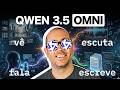 Qwen 3.5 Omni FAZ TUDO sozinho: vê, escuta, fala e escreve (é IMPRESSIONANTE)