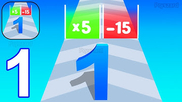 Merge Number: Run Master - Gameplay Walkthrough Part 1 Numbers Run Merge Master Collect Numbers