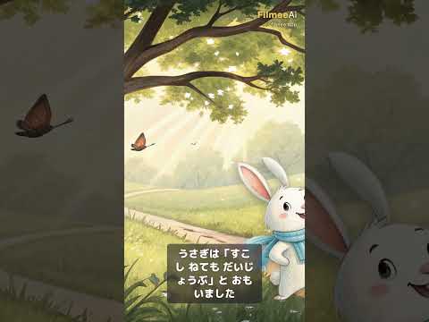 ウサギとカメのあらすじ|1分アニメ絵本(ナレーション付き)