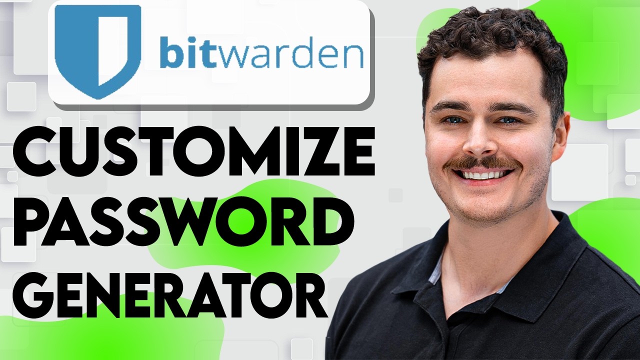 How To Customize The Bitwarden Password Generator [2026 Guide] - YouTube