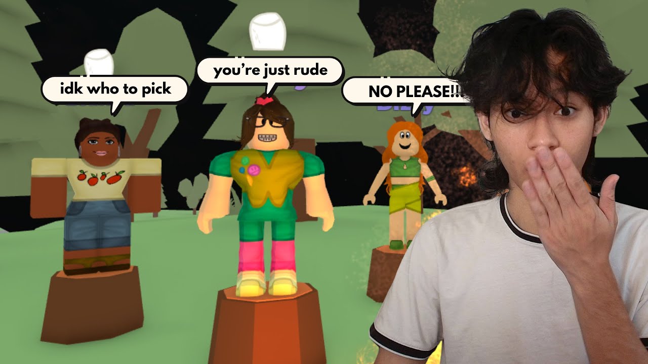 BEING MESSY IN ROBLOX TOTAL DRAMA ISLAND