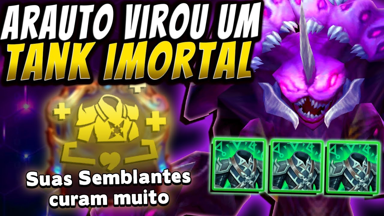 TFT - ARAUTO COM 3 SEMBLANTES, O TANK IMORTAL!!!