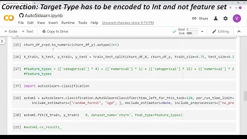 Sklearn  Automated Machine Learning AutoML