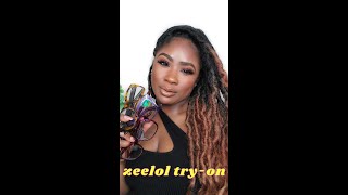 Zeelool Blue-Blocking Glasses Try-On #zeelool #glasses #tryon