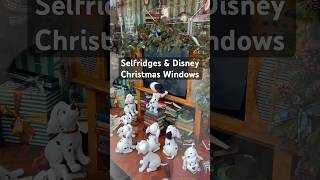 Selfridges Christmas Window Displays ft Disney #selfridges #christmas #disney #londonshopping