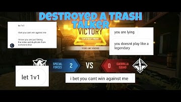 1v1 With a Trash Talker | COD Mobile Challenge |