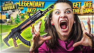 ANGRY KID YELLS AT HIS MOM OVER LEGENDARY AK *HEAVY AR* IN FORTNITE! (Funny Fortnite Trolling)