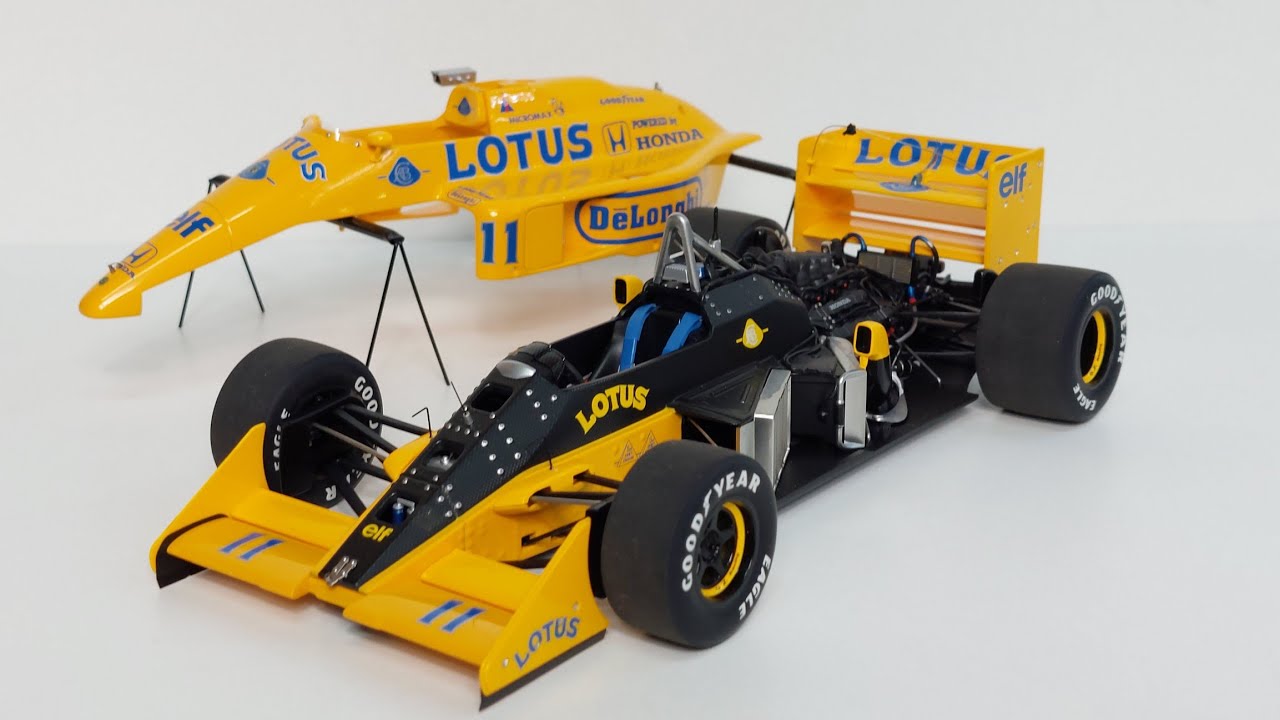 オートアート 1/18 チームロータス タイプ 99T 日本グランプリ 1987 Autoart 1:18 Lotus 99T F1 Japanese GP 1987 S.Nakajima - YouTube
