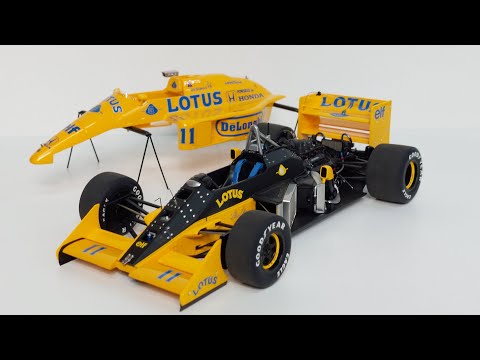 Reve 1/43 Lotus 99T 1987 Japanese GP 6th No11 S.Nakajima 完成品 tf8su2k Autoart 1:18 Lotus 99T F1 Japanese GP 1987 S.Nakajima - YouTube