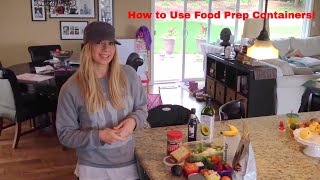 Container Usage for the 21 Day FIX - Portion Control System by using Containers