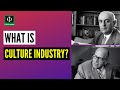 Understanding the Culture Industry