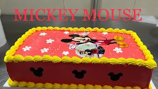 Torta Diseño Mickey Mouse