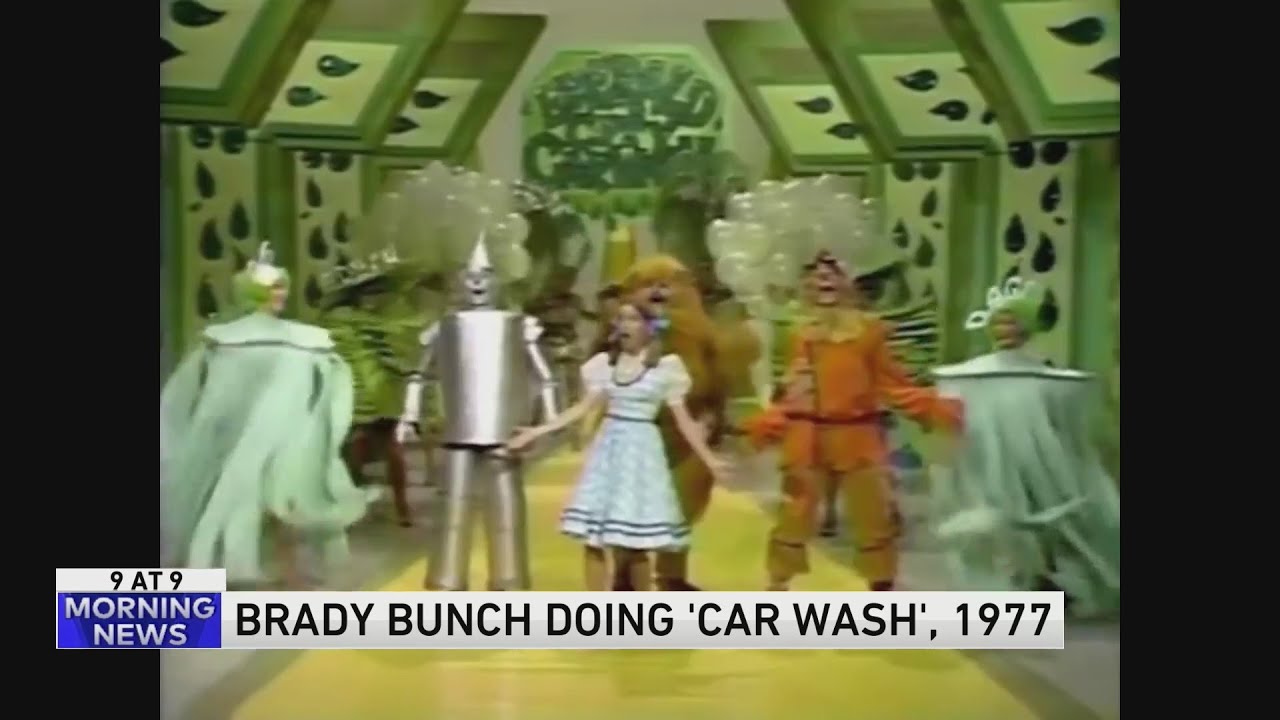 9 9 Brady Bunch doing 'Car Wash,' 1997 YouTube