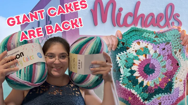 Shop the NEW Caron Anniversary Cakes at Michaels! 🧶 I Chose this Color for a 6-day Star Blanket ⭐️