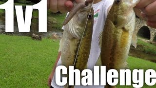 1v1 BASS FISHING CHALLENGE! Creek Fish! by Team Wagy 146 views 7 years ago 5 minutes, 11 seconds